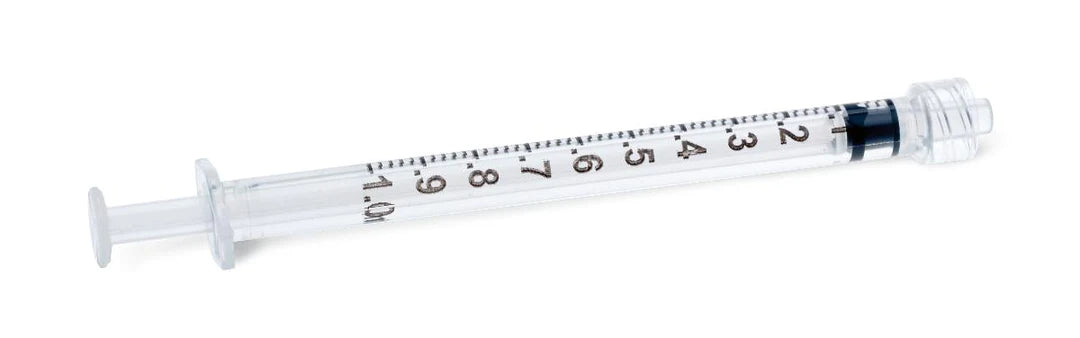 Luer Lock Syringes 1 cc 100/bx